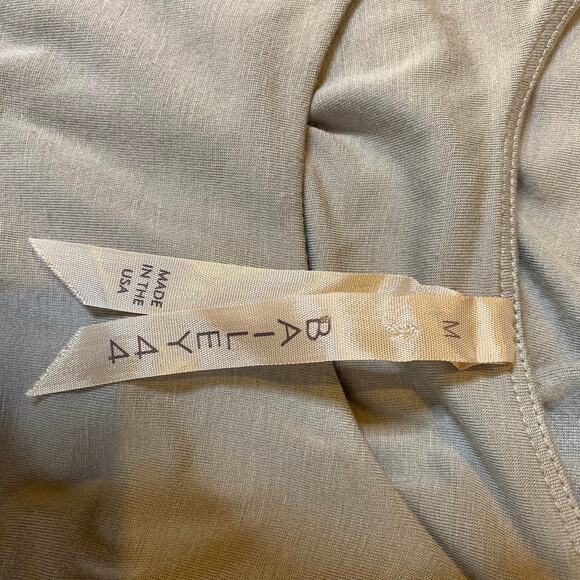 Bailey 44 Dress Genuine Leather Trim Jersey Stretch Knit Tank Dress Womens M - Picture 8 of 8